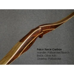 FALCO - Longbow FORCE VINTAGE CARBON 68" -Barnett Magasin falco arc longbow force vintage 64 53